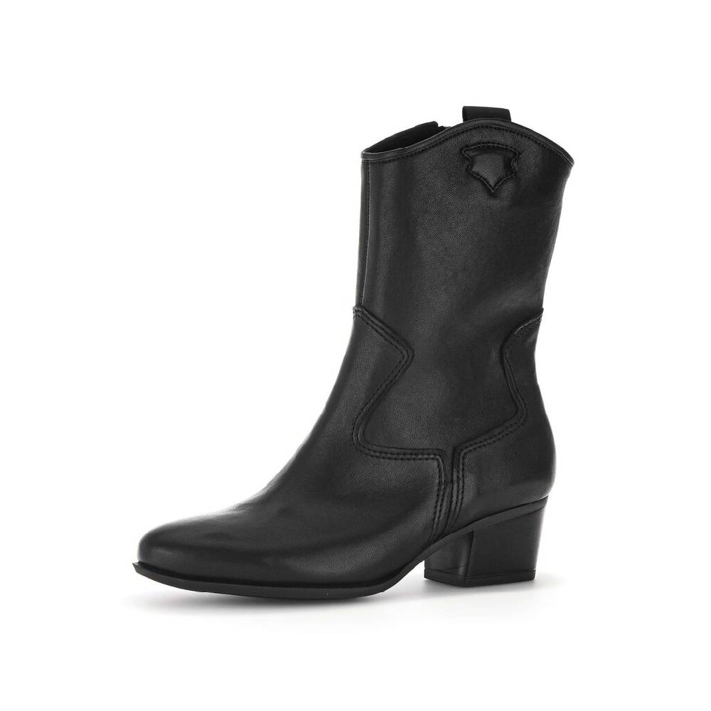 Pius Gabor Cowboy Boots Schwarz