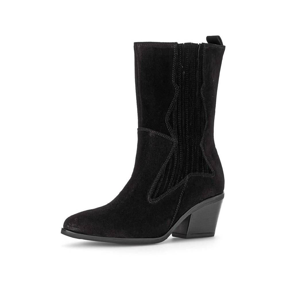 Pius Gabor Cowboy Boots Schwarz