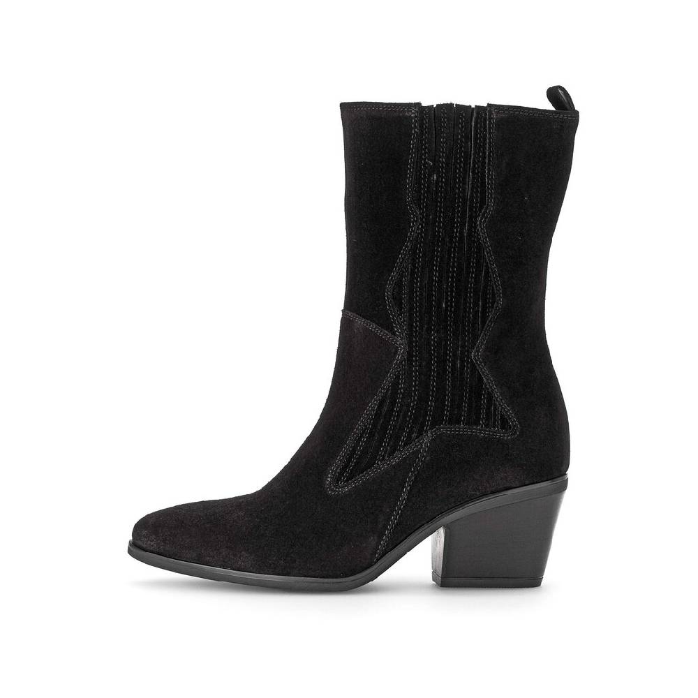 Pius Gabor Cowboy Boots Schwarz