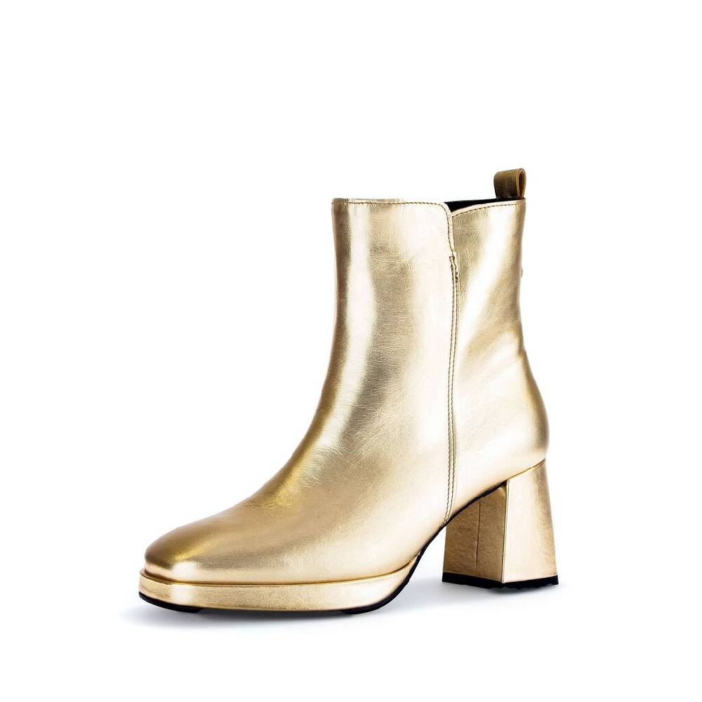 Pius Gabor Elegante Stiefelette Gold