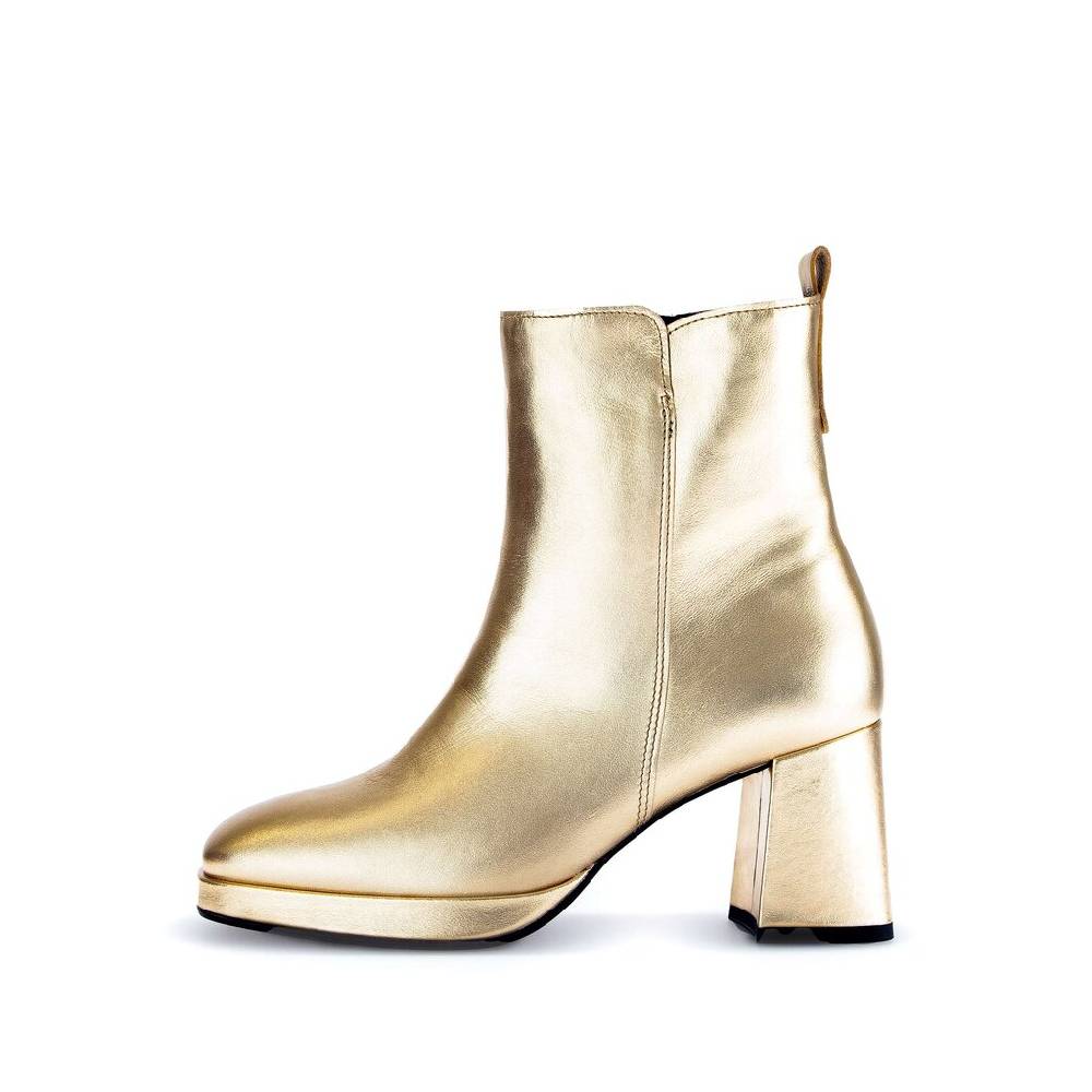 Pius Gabor Elegante Stiefelette gold