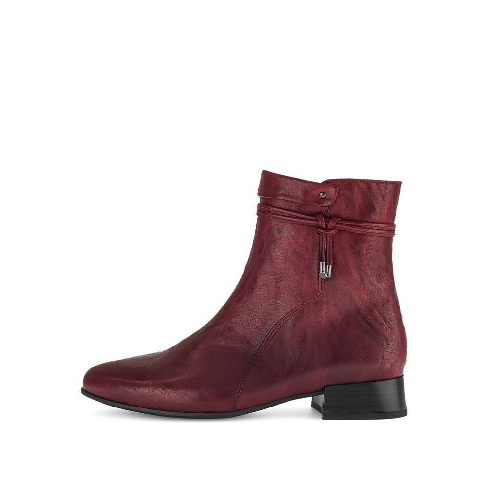 Pius Gabor Elegante Stiefelette rot