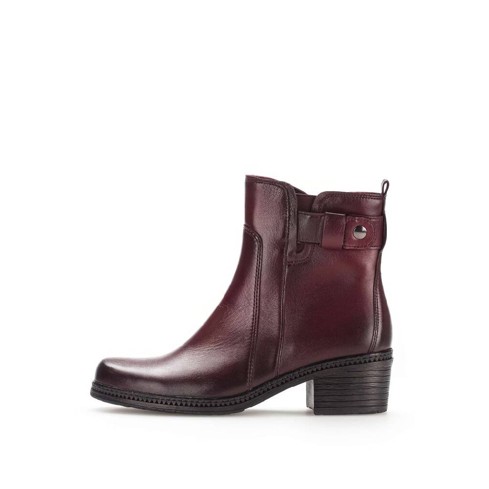 Pius Gabor Elegante Stiefelette rot