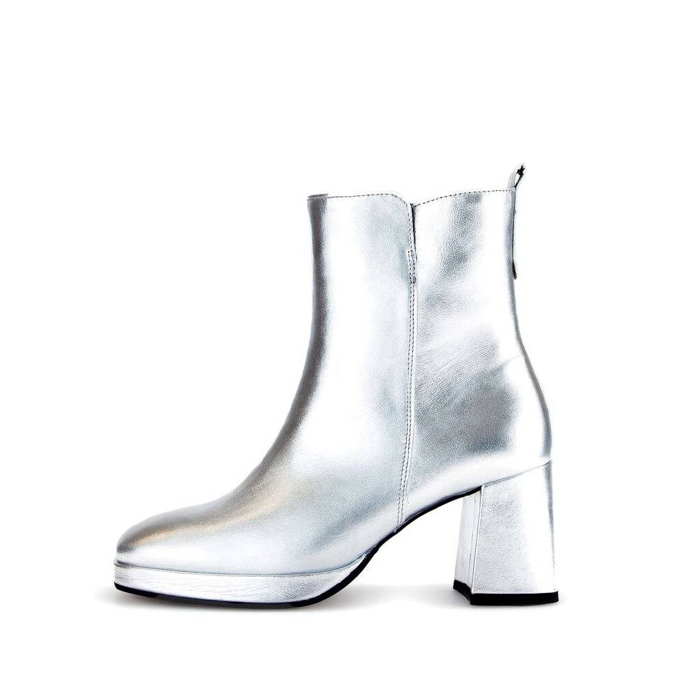 Pius Gabor Elegante Stiefelette silber