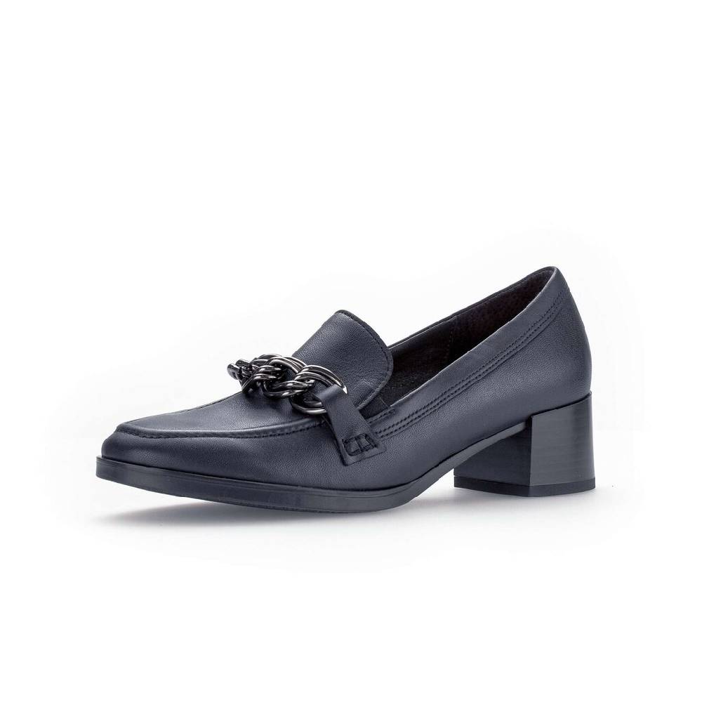 Pius Gabor Hochfrontpumps Blau