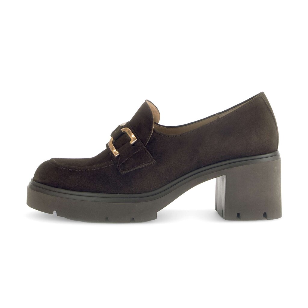 Pius Gabor Hochfrontpumps braun