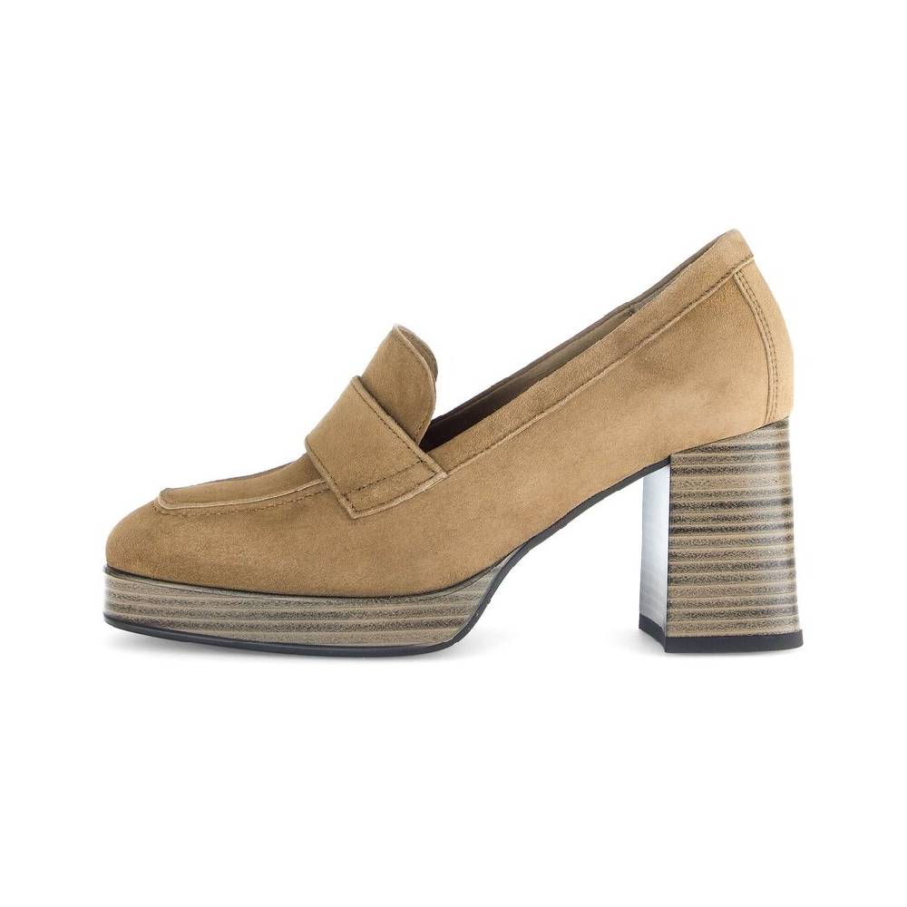 Pius Gabor Hochfrontpumps Braun