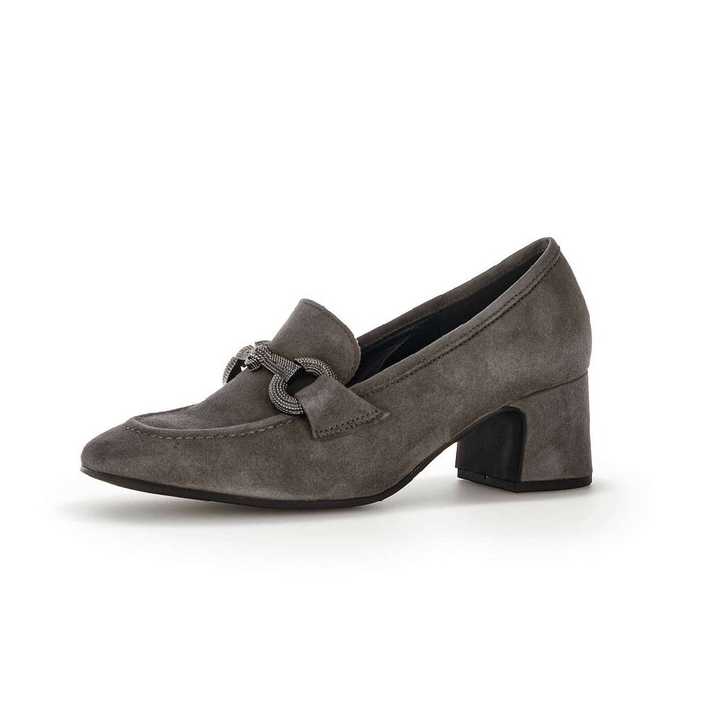 Pius Gabor Hochfrontpumps Grau