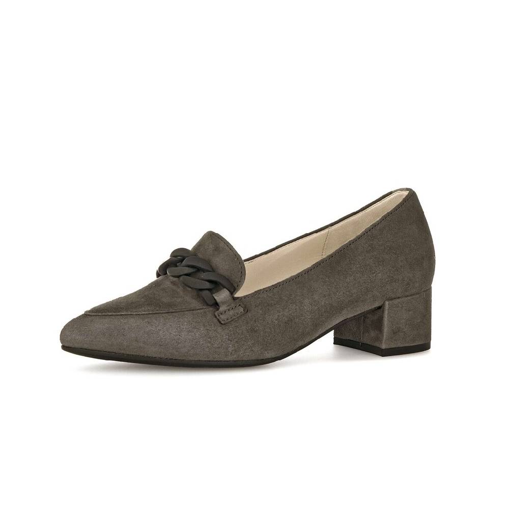 Pius Gabor Hochfrontpumps Grau