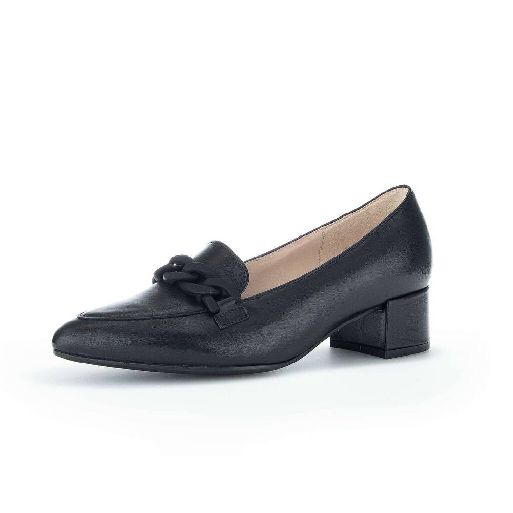 Pius Gabor Hochfrontpumps Schwarz