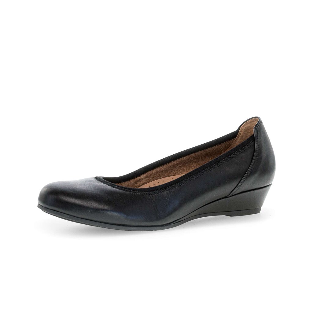 Pius Gabor Keilpumps Schwarz