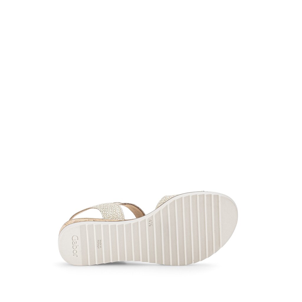 Pius Gabor Keilsandalette Beige