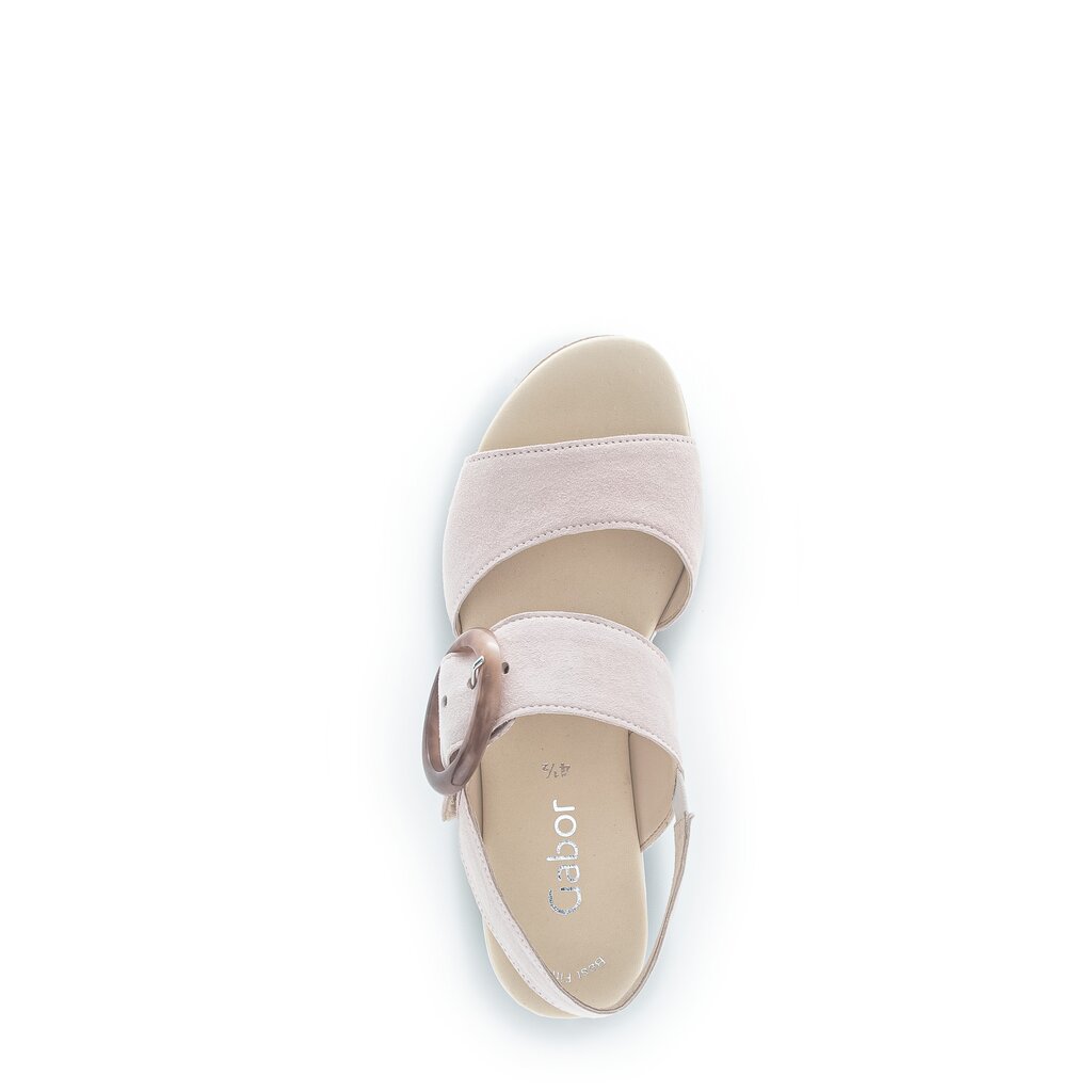 Pius Gabor Keilsandalette Beige