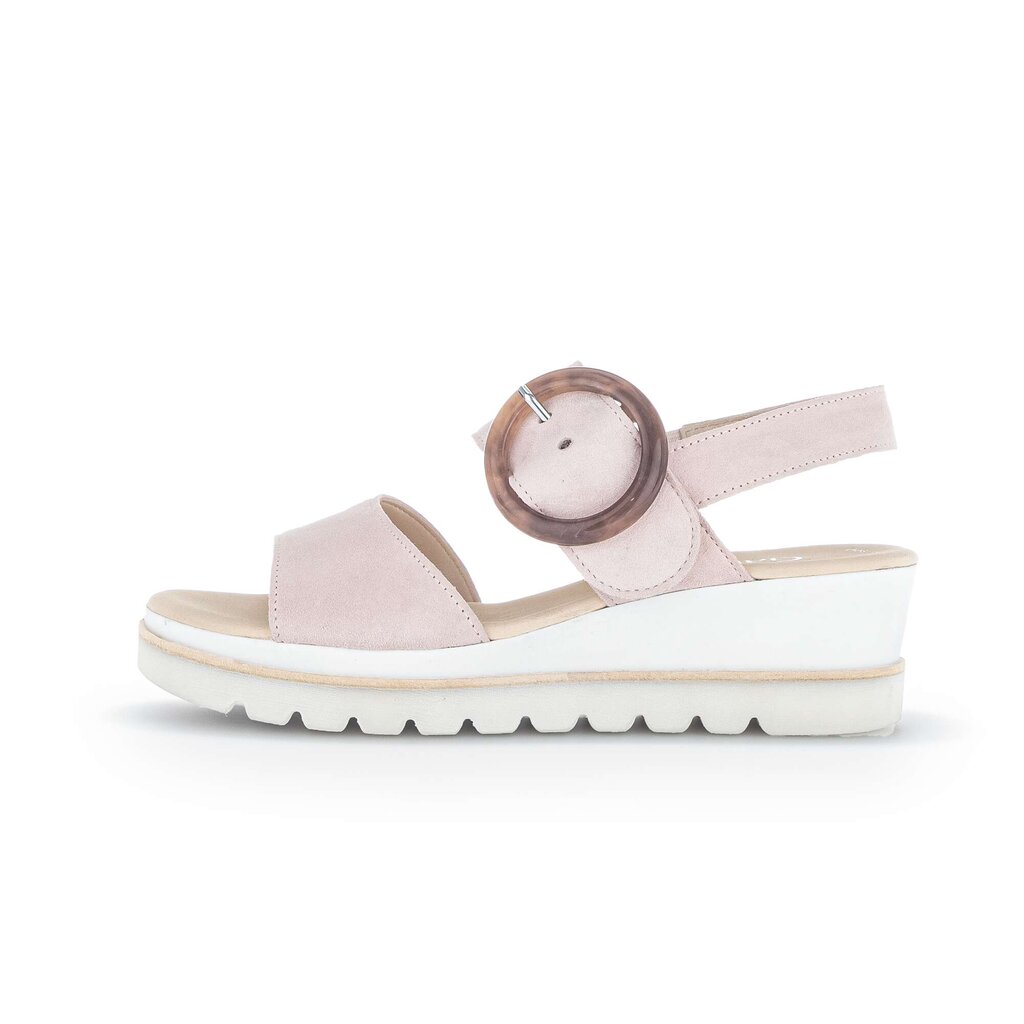 Pius Gabor Keilsandalette beige