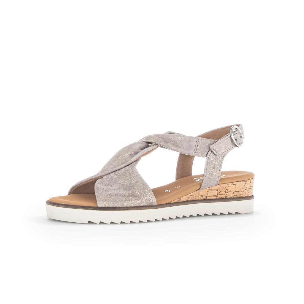 Pius Gabor Keilsandalette Beige