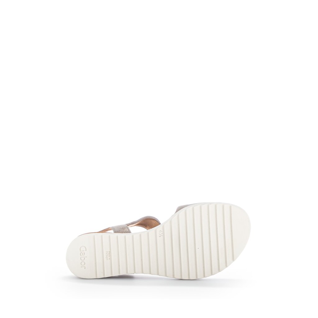 Pius Gabor Keilsandalette Beige