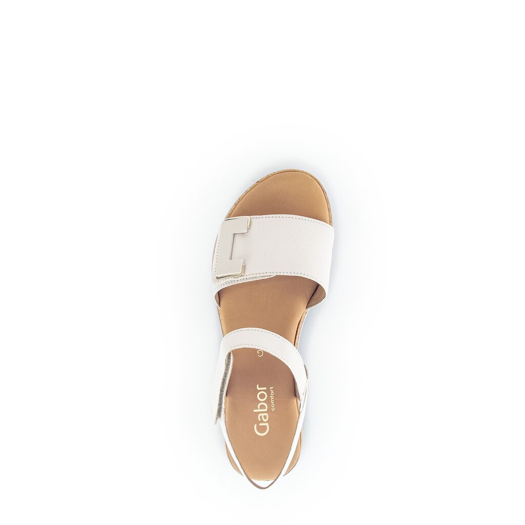 Pius Gabor Keilsandalette Beige