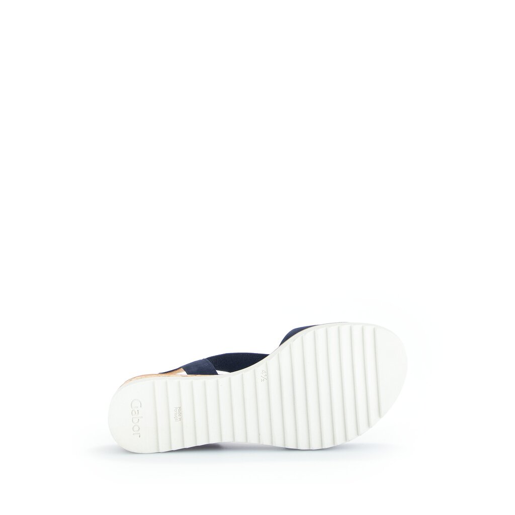 Pius Gabor Keilsandalette Blau