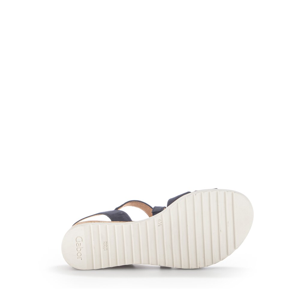 Pius Gabor Keilsandalette Blau