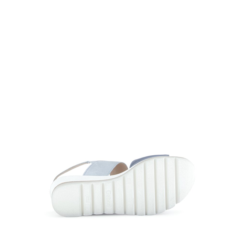 Pius Gabor Keilsandalette Blau