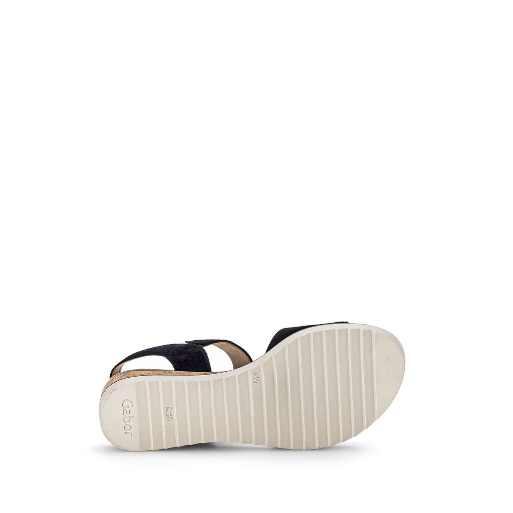 Pius Gabor Keilsandalette Blau