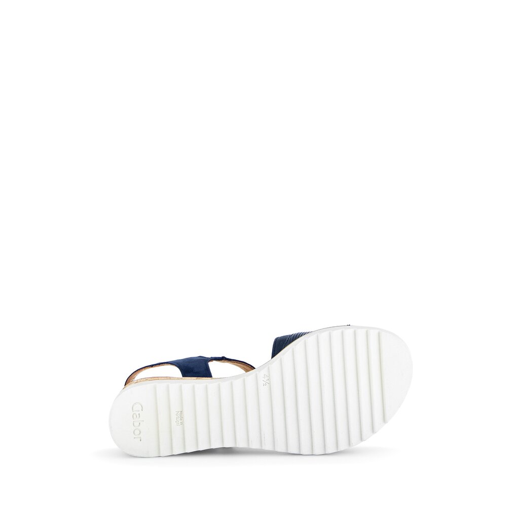 Pius Gabor Keilsandalette Blau