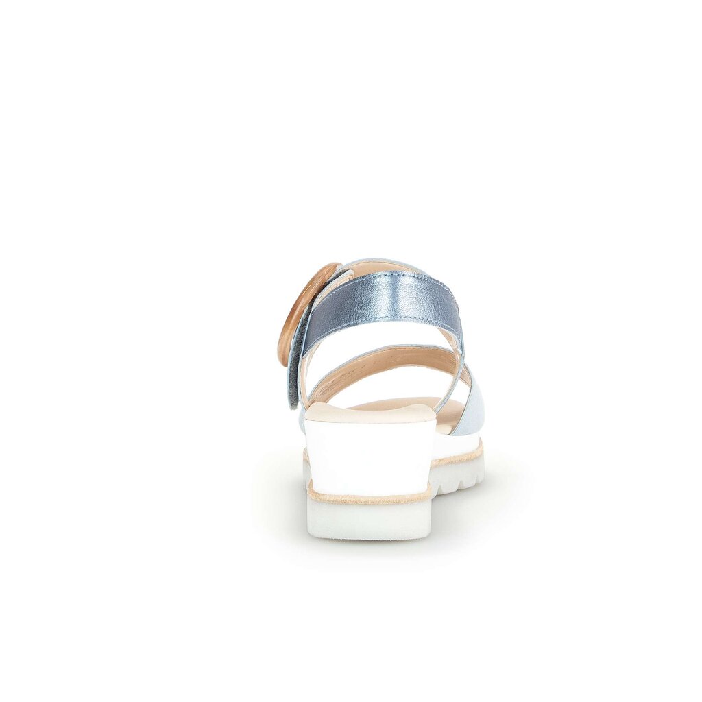 Pius Gabor Keilsandalette Blau