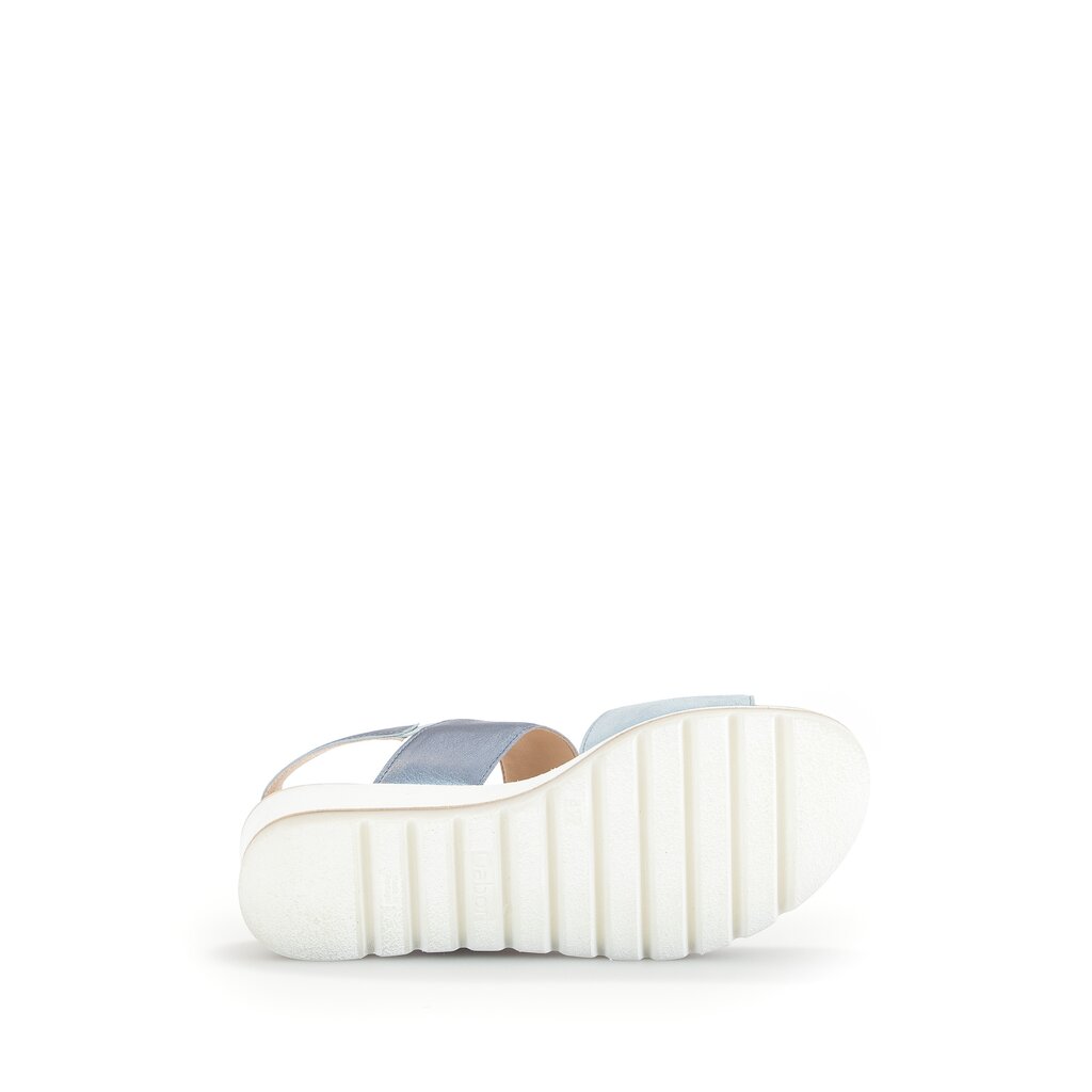 Pius Gabor Keilsandalette Blau