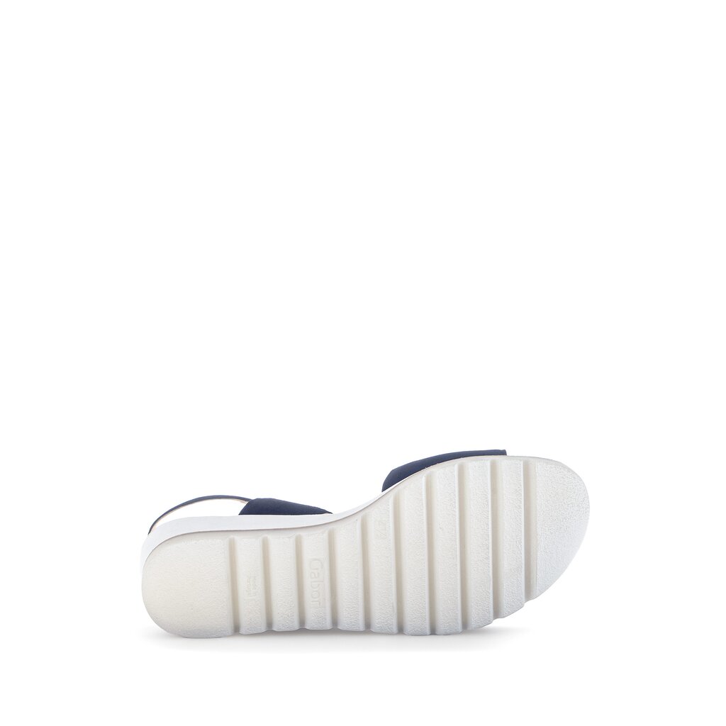 Pius Gabor Keilsandalette Blau