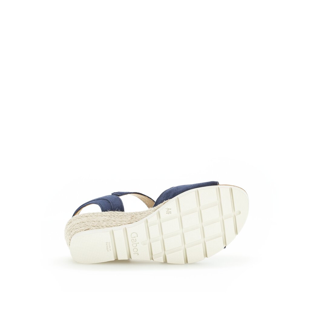 Pius Gabor Keilsandalette Blau