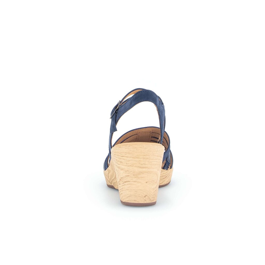 Pius Gabor Keilsandalette Blau