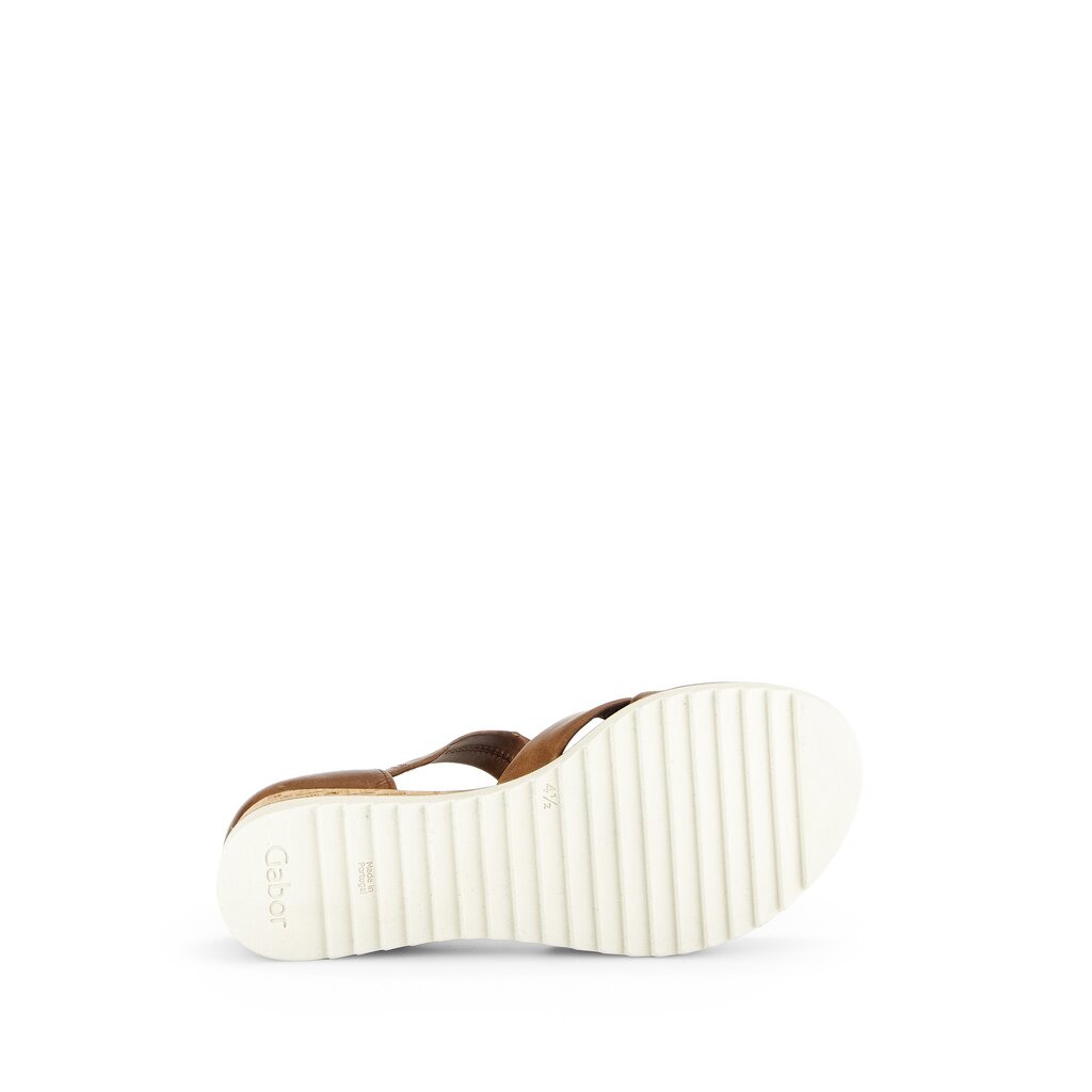 Pius Gabor Keilsandalette Braun