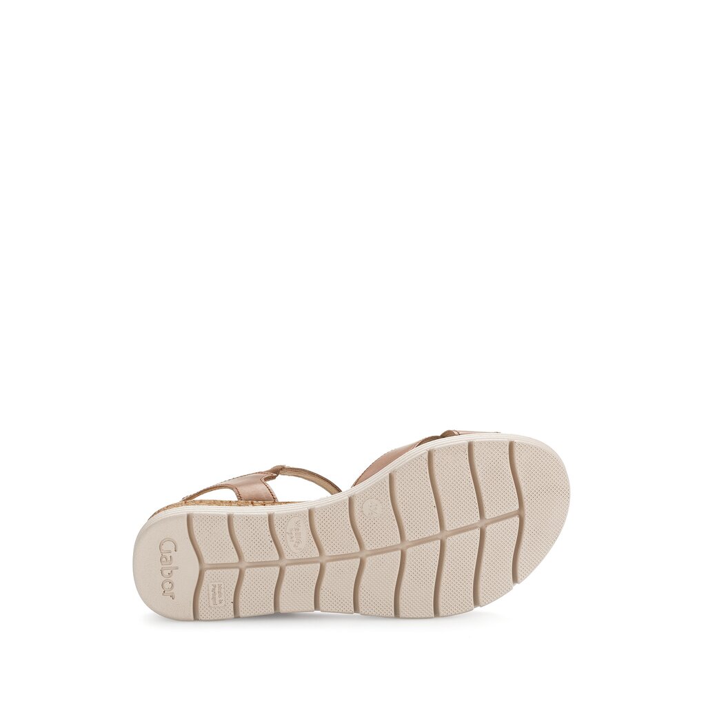 Pius Gabor Keilsandalette Braun