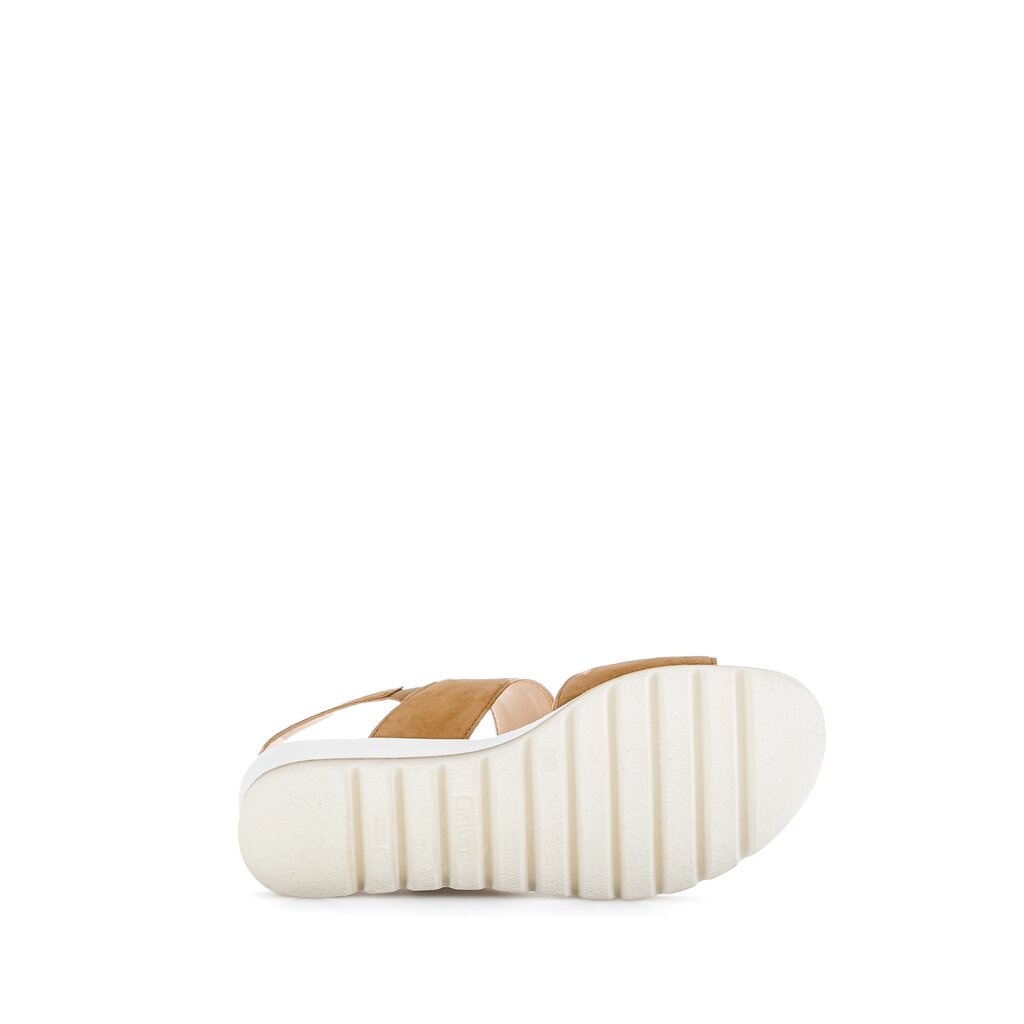 Pius Gabor Keilsandalette Braun