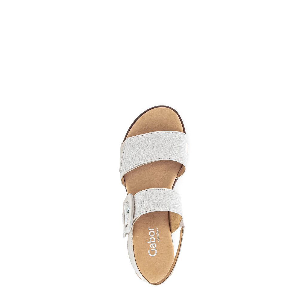 Pius Gabor Keilsandalette Gold