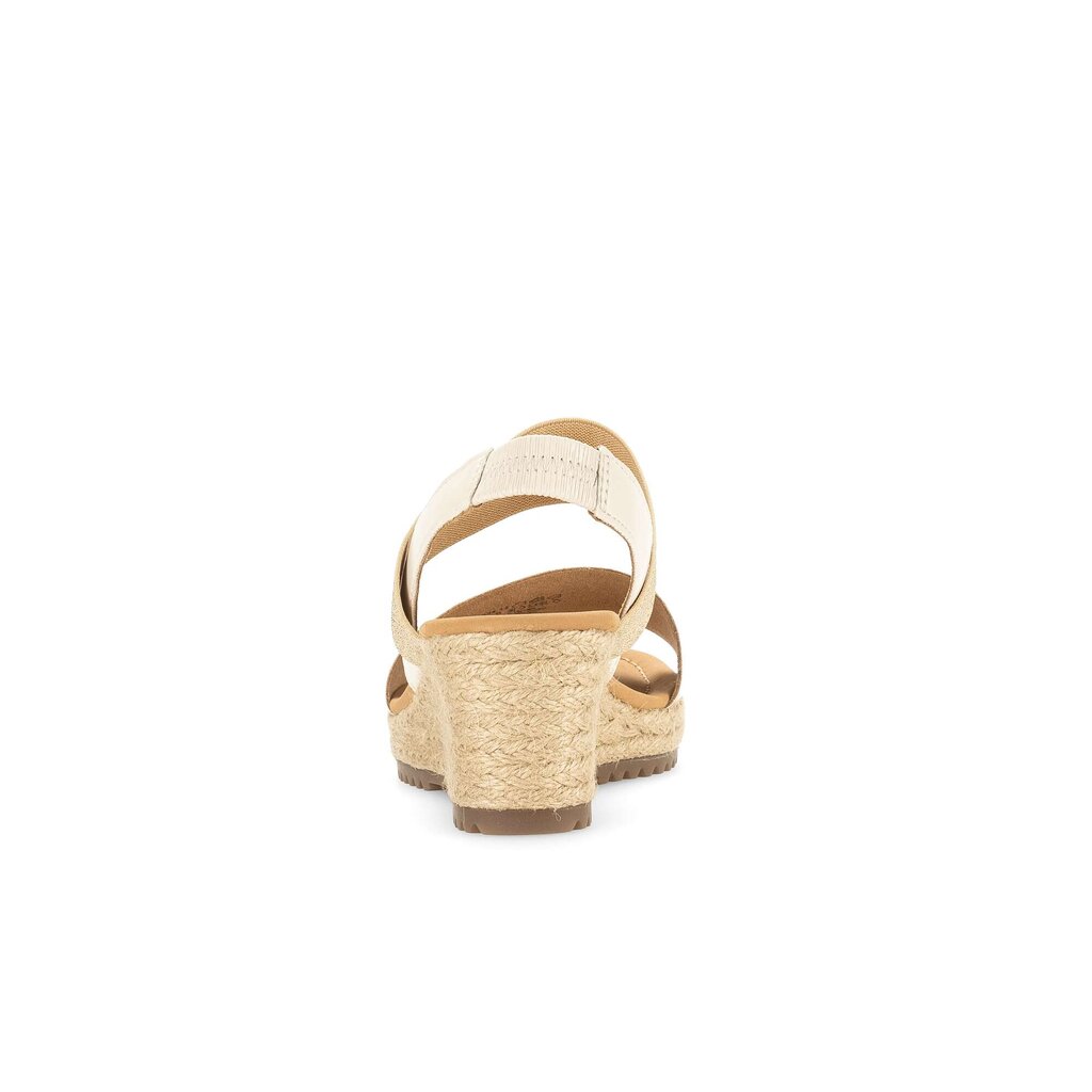 Pius Gabor Keilsandalette Gold