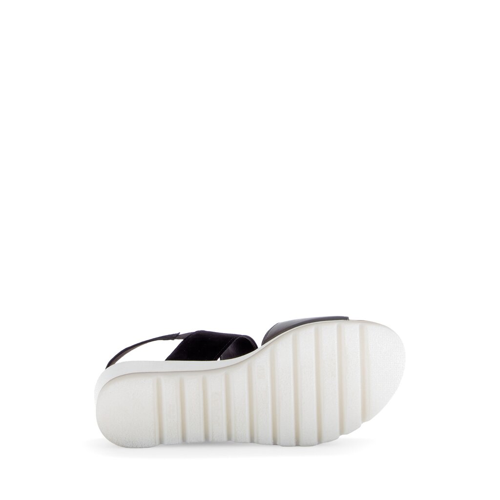 Pius Gabor Keilsandalette Grau