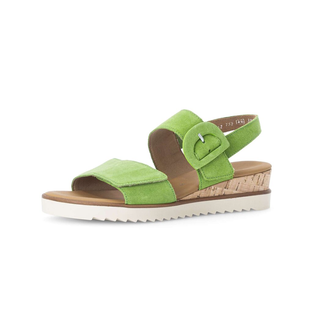 Pius Gabor Keilsandalette Grün