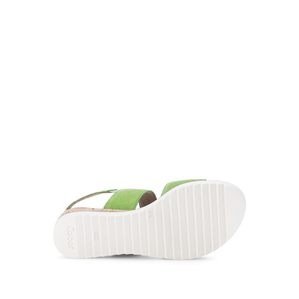 Pius Gabor Keilsandalette Grün