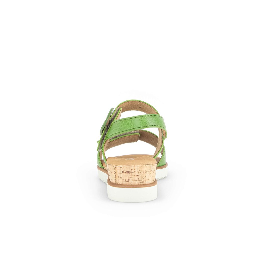 Pius Gabor Keilsandalette Grün