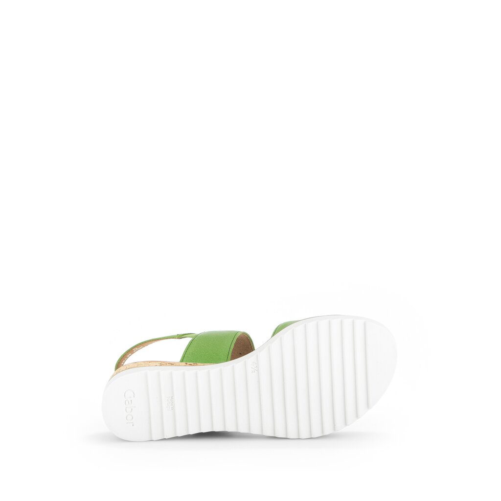 Pius Gabor Keilsandalette Grün