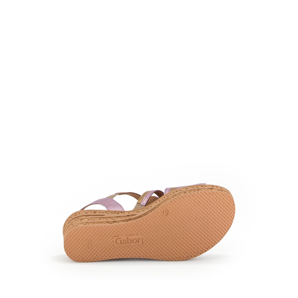 Pius Gabor Keilsandalette Lila