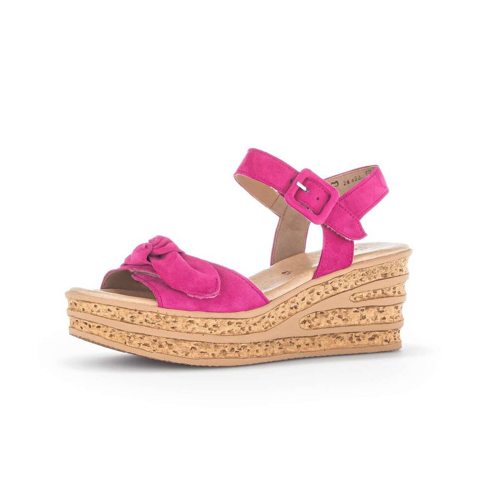 Pius Gabor Keilsandalette Pink