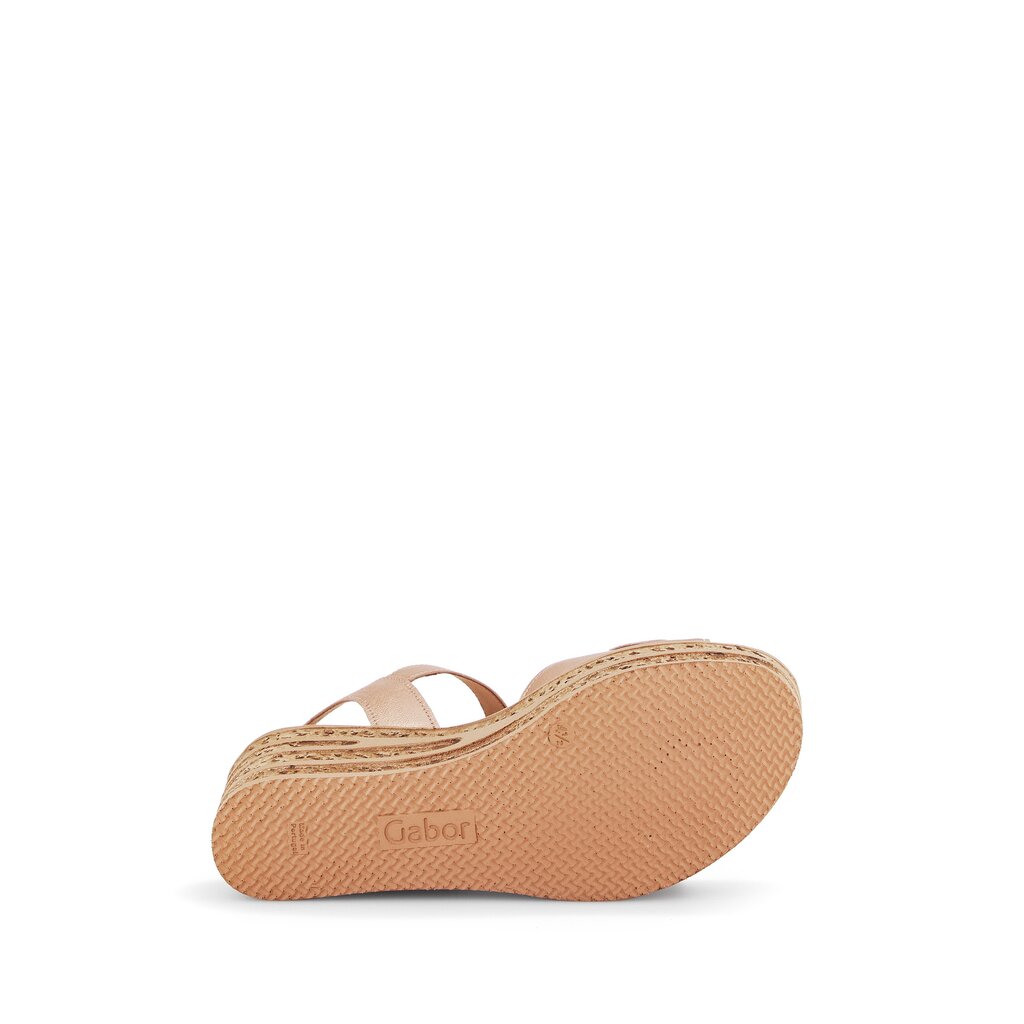 Pius Gabor Keilsandalette Rosa