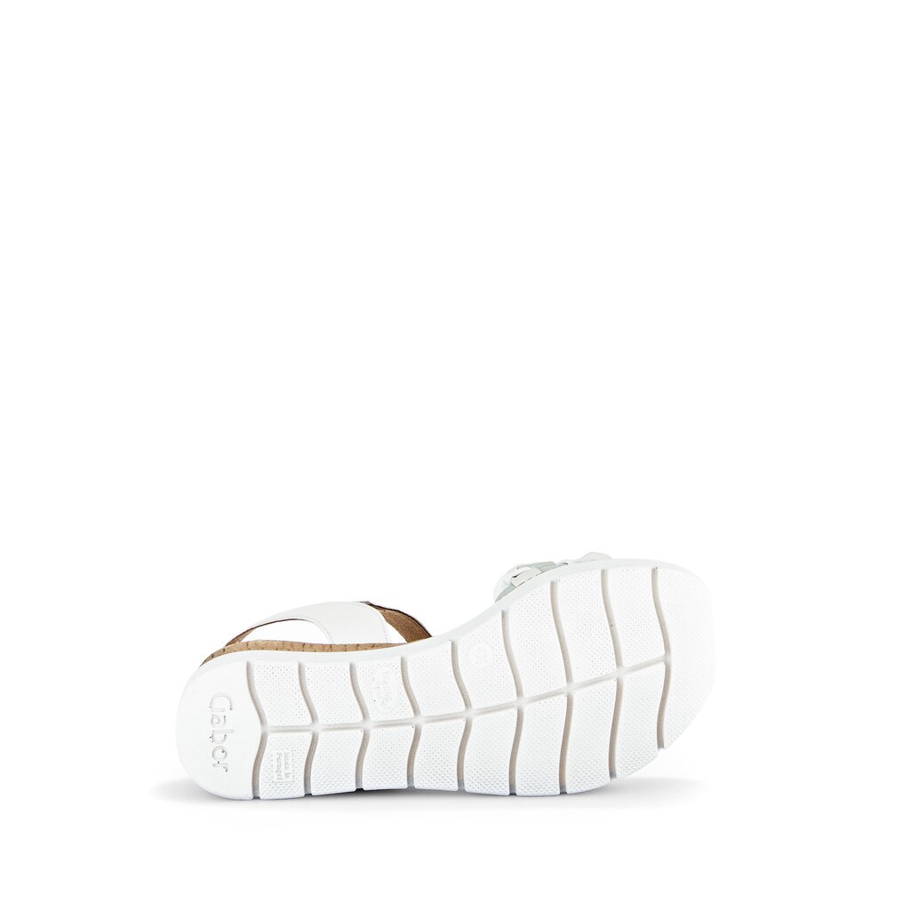 Pius Gabor Keilsandalette Weiß