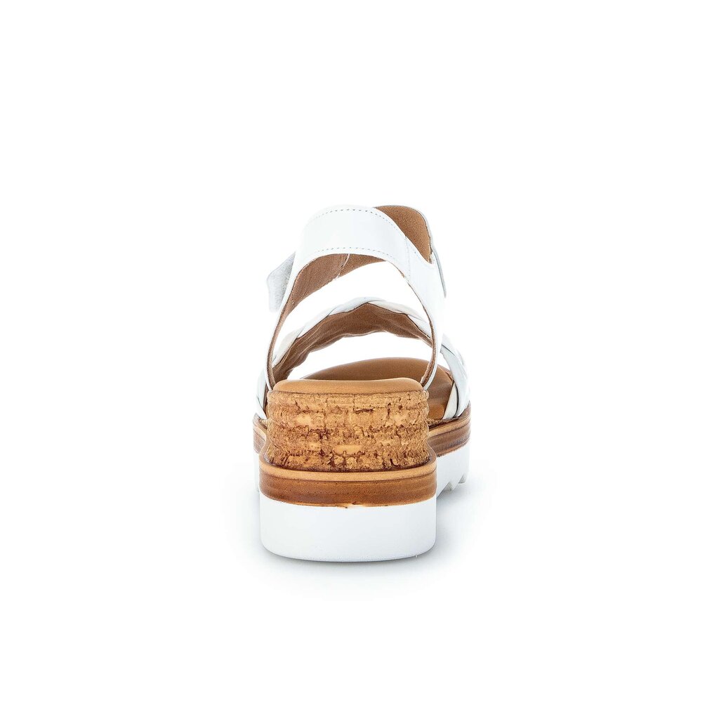 Pius Gabor Keilsandalette Weiß