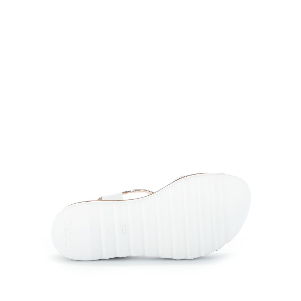 Pius Gabor Keilsandalette Weiß