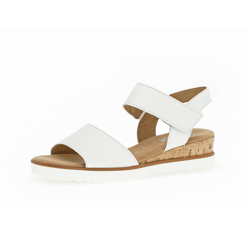 Pius Gabor Keilsandalette Weiß