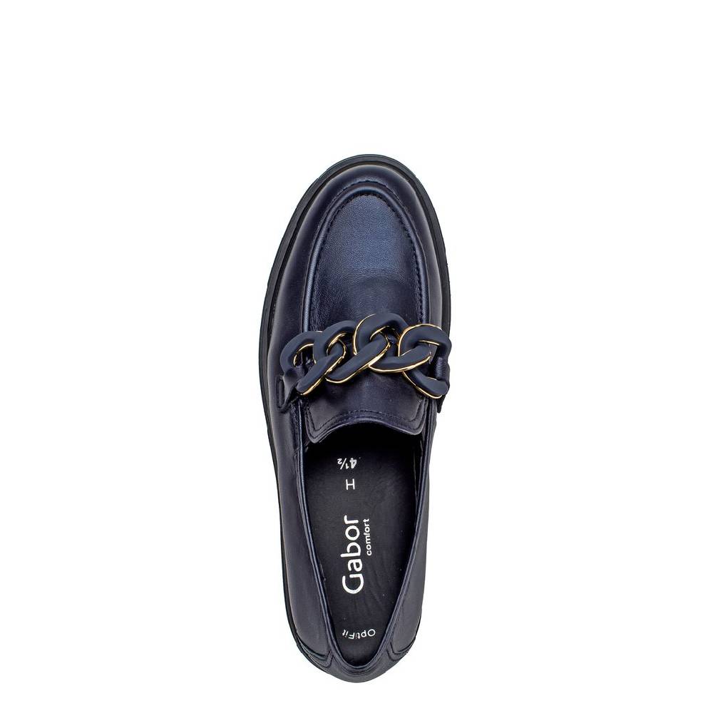 Pius Gabor Loafer Blau