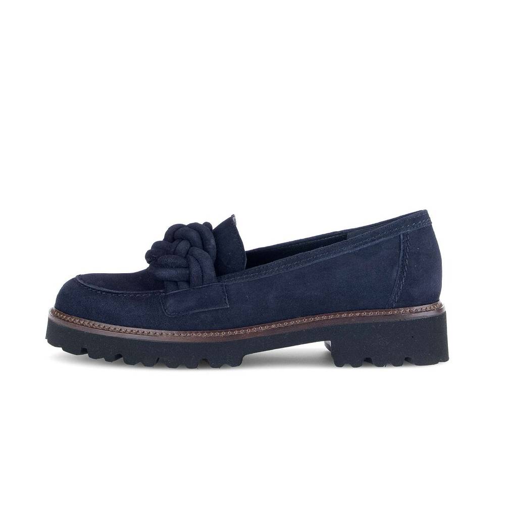 Pius Gabor Loafer blau